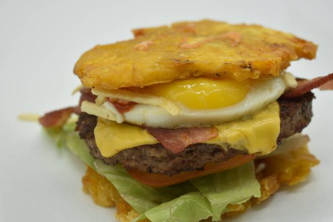 Order Plantain Burger food online from Ubf Truck store, North Fort Myers on bringmethat.com