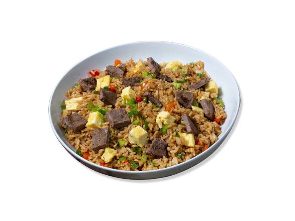 Order New York Steak Fried Rice "CHAUFA DE CARNE" food online from La Brasa store, Miami-Dade County on bringmethat.com