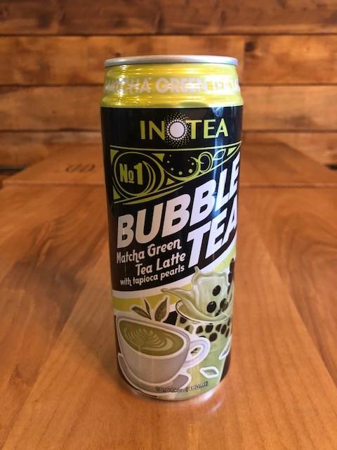 Order MATCHA GREEN BUBBLE TEA LATTE CAN food online from Bopngrill store, Chicago on bringmethat.com