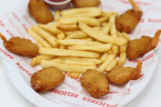 Order Shrimp Basket food online from King's Pizza store, Daytona Beach on bringmethat.com