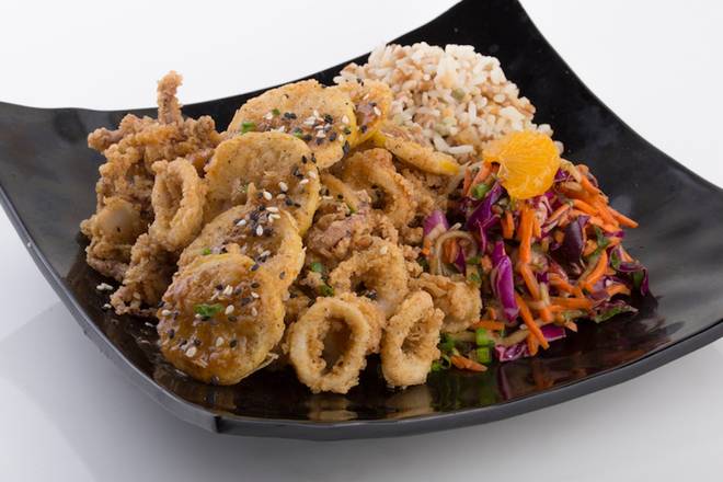 Order Calamari Entree food online from F2o Fresh to Order store, Johns Creek on bringmethat.com
