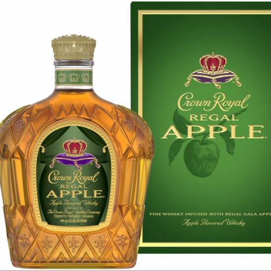 Order CROWN ROYAL APPLE 750ML 35%ABV  food online from Princess Liquors store, Port Saint Lucie on bringmethat.com