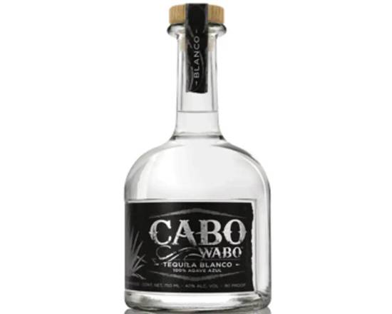Order Cabo Wabo Blanco, 750mL tequila (40.0% ABV) food online from Xtra Liquors & Wines store, WEST MIAMI on bringmethat.com