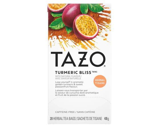 Order  Tazo Tea Turmeric Bliss 20 ct food online from Fresko Market store, Miami on bringmethat.com