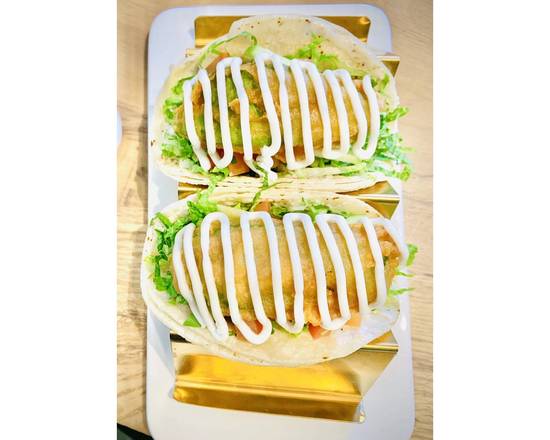 Order Avocado Tempura Tacos food online from Love Organic Cafe store, West Hollywood on bringmethat.com