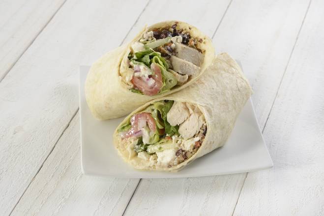 Order Mediterranean Chicken Wrap food online from Nature's Table store, Orlando on bringmethat.com