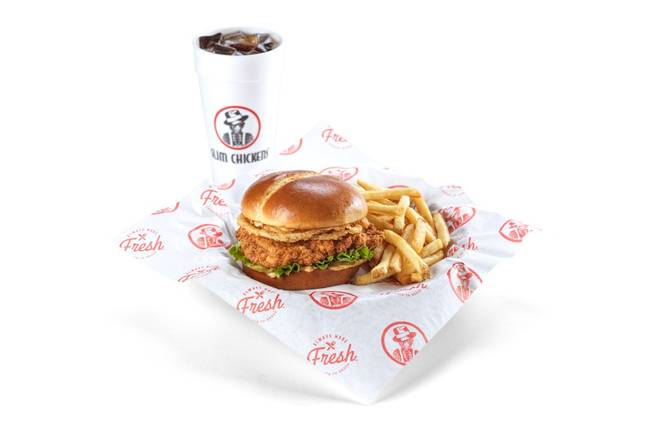 Order Cayenne Ranch Chicken Sandwich Meal food online from Slim Chickens store, Murfreesboro on bringmethat.com