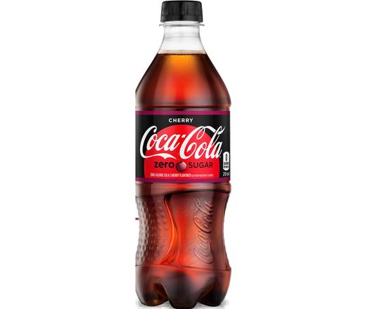 Order Coke Cherry Zero 20 Oz food online from Fresko Market store, Miami on bringmethat.com