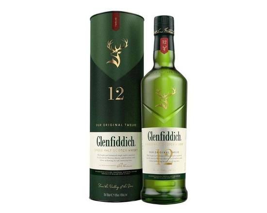 Order Glenfiddich 12 Year, 750ml whiskey (40.0% ABV) food online from Woodbury Wine & Spirits store, ORLANDO on bringmethat.com
