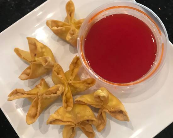 Order Crabmeat Fried Wontons (6 pcs) 蟹肉馄饨 food online from Spring Garden store, Washington on bringmethat.com
