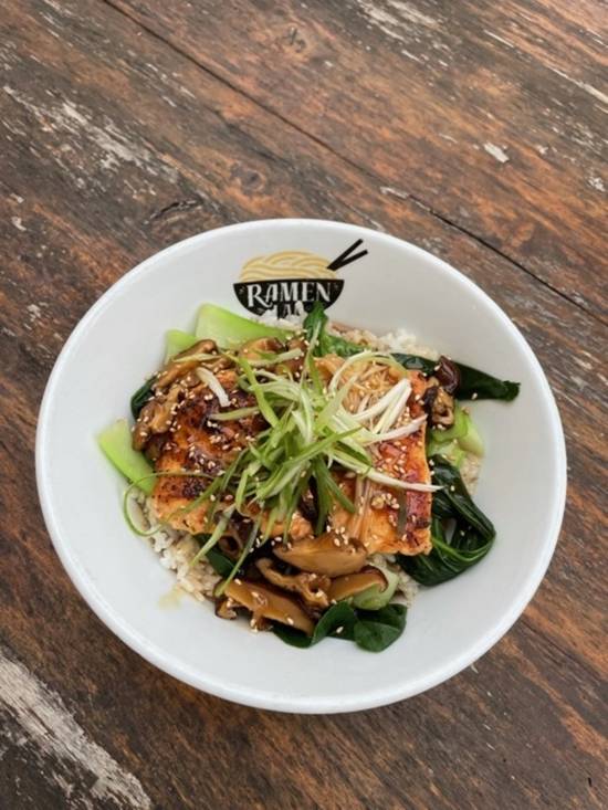 Order Salmon Teriyaki food online from Ramen Lab Eatery store, Boca Raton on bringmethat.com