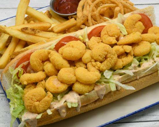 Order Po-Boy (Shrimp) food online from Landry's Seafood House store, Orlando on bringmethat.com