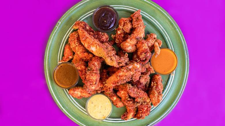 Order 20 NASHVILLE HOT TENDERS food online from Twisted Tenders store, Madison on bringmethat.com