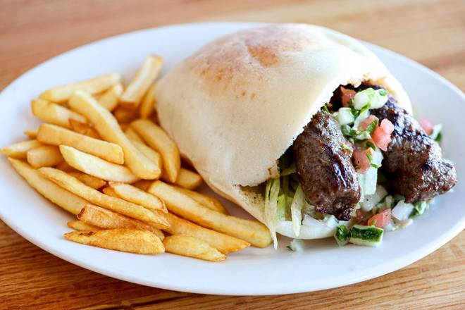 Order Moroccan Sausage Sandwich food online from Pita Hut store, Miami Beach on bringmethat.com