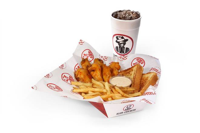 Order 6 Wing Meal food online from Slim Chickens store, Little Rock on bringmethat.com