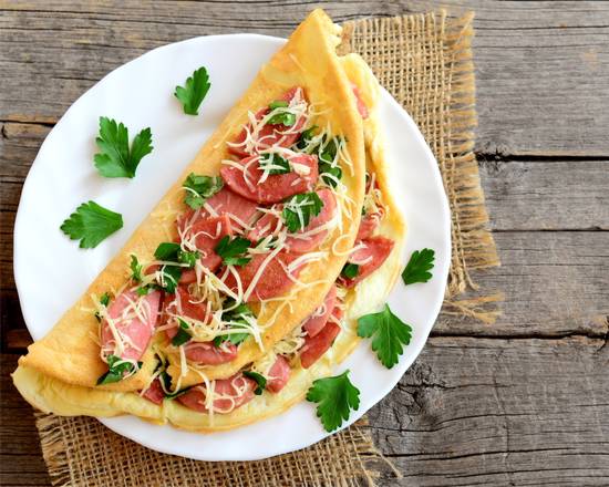 Order Western Omelette food online from The Pancake Snob store, New York on bringmethat.com