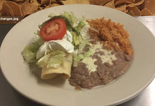 Order Chimichangas food online from El Canelo store, New Castle on bringmethat.com