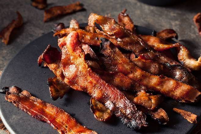 Order Bacon (3 Slices) food online from The Royal Breakfast store, Fort Myers on bringmethat.com