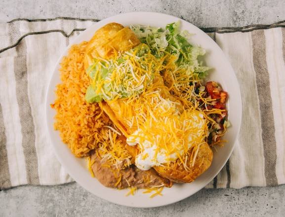 Order #16 -  Chimichanga food online from Betos Mexican Restaurant store, Salt Lake City on bringmethat.com