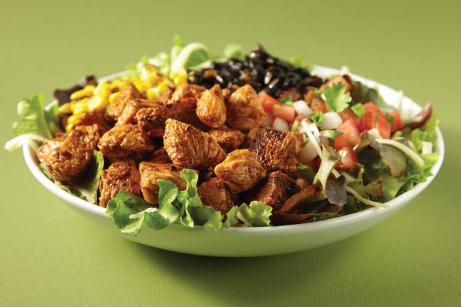 Order The Spicy Chicken Ranch Salad food online from Savage Burrito store, Brookfield on bringmethat.com