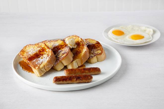Order French Toast Combo food online from Village Inn store, Bellevue on bringmethat.com