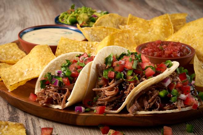 Order Brisket Street Tacos food online from Cotton Patch Cafe store, Tyler on bringmethat.com