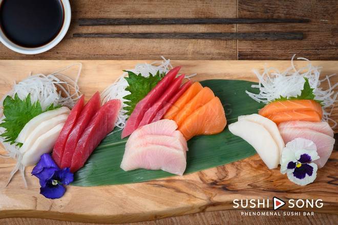 Order Sashimi Combination food online from Sushi Song Key West store, Key West on bringmethat.com