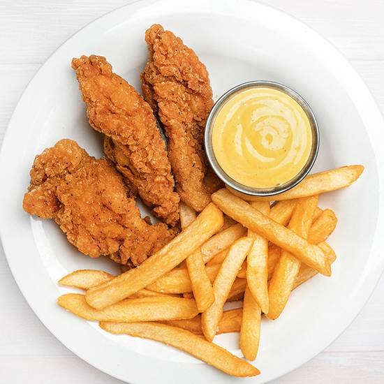 Order Kid Tenders (3) food online from Hurricane Grill & Wings - SW Pine Island Rd store, Cape Coral on bringmethat.com