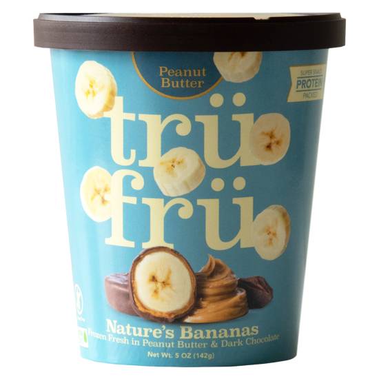 Order TruFru Frozen Peanut Butter and Chocolate Bananas 5oz food online from Drinks At Your Door by Gopuff store, Newton Highlands on bringmethat.com