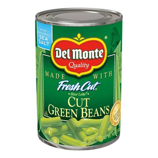 Order Del Monte Fresh Cut Blue Lake Green Beans 14.5oz food online from Everyday Needs by Gopuff store, St. Petersburg on bringmethat.com