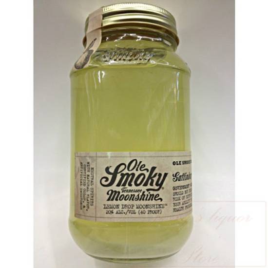 Order OLE SMOKY MOONSHINE  LEMON DROP 750ML 32.5%ABV food online from Princess Liquors store, Port Saint Lucie on bringmethat.com