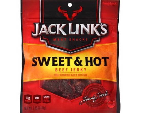 Order Jack Link's Sweet & Hot Beef Jerky 1.25 oz   food online from Glenrose Liquor & Mini Mart store, Glendale on bringmethat.com