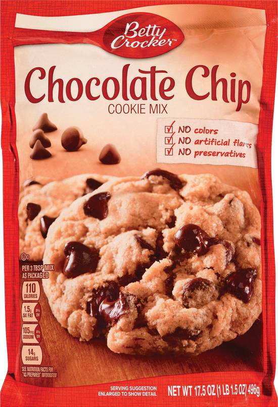 Order Betty Crocker Chocolate Chip Cookie Mix, 17.5 OZ food online from Cvs store, LINCOLN on bringmethat.com