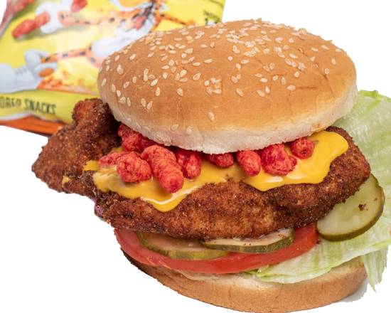 Order Flaming Chicken Sandwich food online from Kabob Coney Island store, Oak Park on bringmethat.com