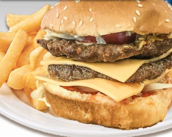 Order Double Cheese Burger : food online from La Shawarma store, Los Angeles on bringmethat.com