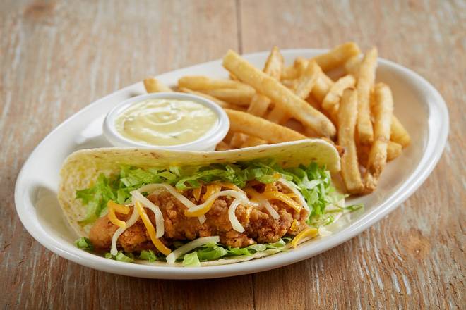 Order Kids' Taco food online from Bj Restaurant & Brewhouse store, Westminster on bringmethat.com