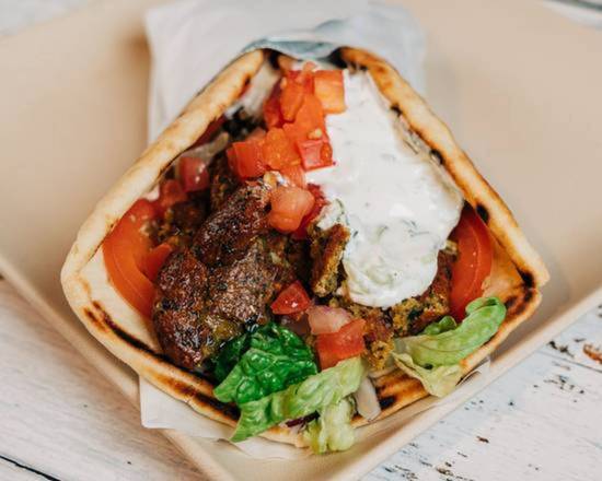 Order Falafel Pita food online from The Great Greek Mediterranean Grill store, Troy on bringmethat.com
