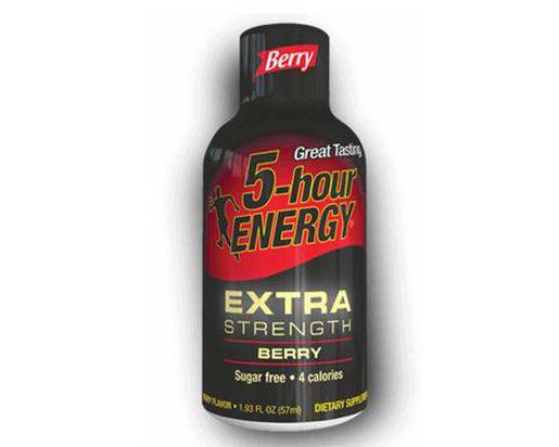 Order 5-hour Energy Extra Strength Berry (1.93 oz) food online from Shell store, Tampa on bringmethat.com