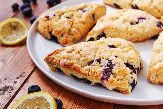 Order Gourmet Scones - 4 in a Box food online from Lb Cake Stop store, Baldwin Park on bringmethat.com