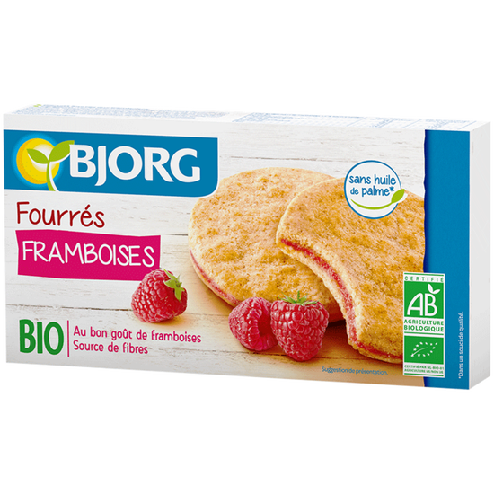 Fourré framboise Bjorg 175 gr