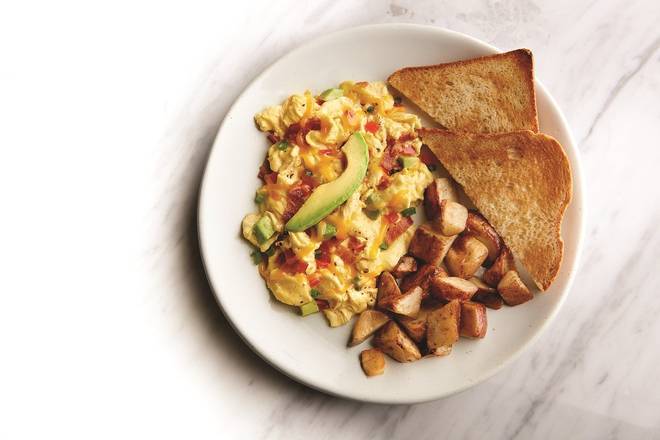Order Anaheim Scrambler food online from Corner Bakery store, McAllen on bringmethat.com