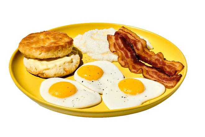 Order 3 EGG BREAKFAST PLATE food online from Krystal store, Daytona Beach on bringmethat.com