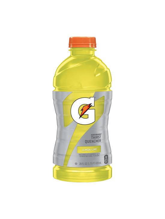 Order Gatorade Lemon Lime 28 OZ food online from Chevron Extramile store, San Francisco on bringmethat.com