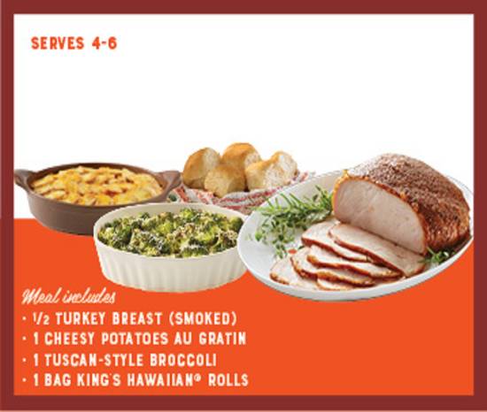 Order Winner, Winner, Turkey Dinner - 1/2 Smoked Turkey Breast food online from The HoneyBaked Ham Company store, Port Charlotte on bringmethat.com