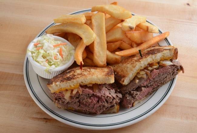Order Roast Beef Melt food online from Brent Deli store, Westlake Village on bringmethat.com