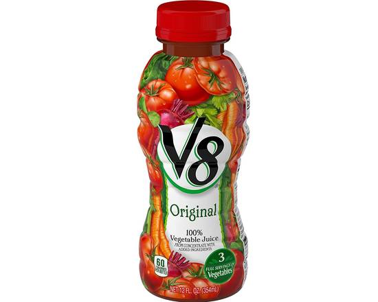 Order V8 Vegetable Juice 12 Oz  food online from Fresko Market store, Miami on bringmethat.com