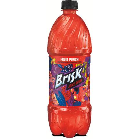 Order Brisk Fruit Punch 1L food online from 7-Eleven store, Houston on bringmethat.com