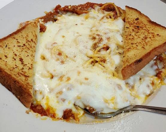 Order Baked Spaghetti food online from Dilworth Neighborhood Grille store, Charlotte on bringmethat.com