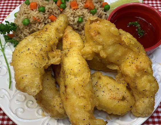 Order Lemmon Pepper Chicken Combo food online from Crispy Chicken & Rice store, Garland on bringmethat.com
