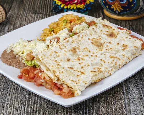Order Quesadilla Plate food online from Casa Garcia store, Pico Rivera on bringmethat.com